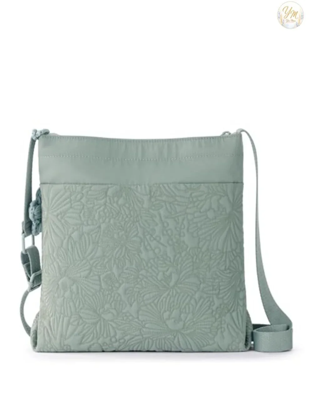 Sakroots Banyan Basic Crossbody Bag - Recycled Eco-Twill, Adjustable Strap,